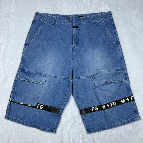 Vintage Y2K Marithe Francois Girbaud Jean Shorts 40x14 - Picture 1 of 5